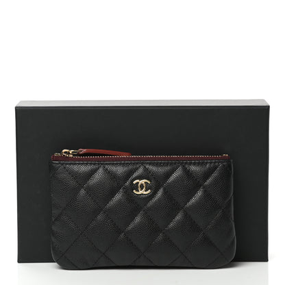 Chanel Caviar Quilted Small Cosmetic Case Black 9 of 9