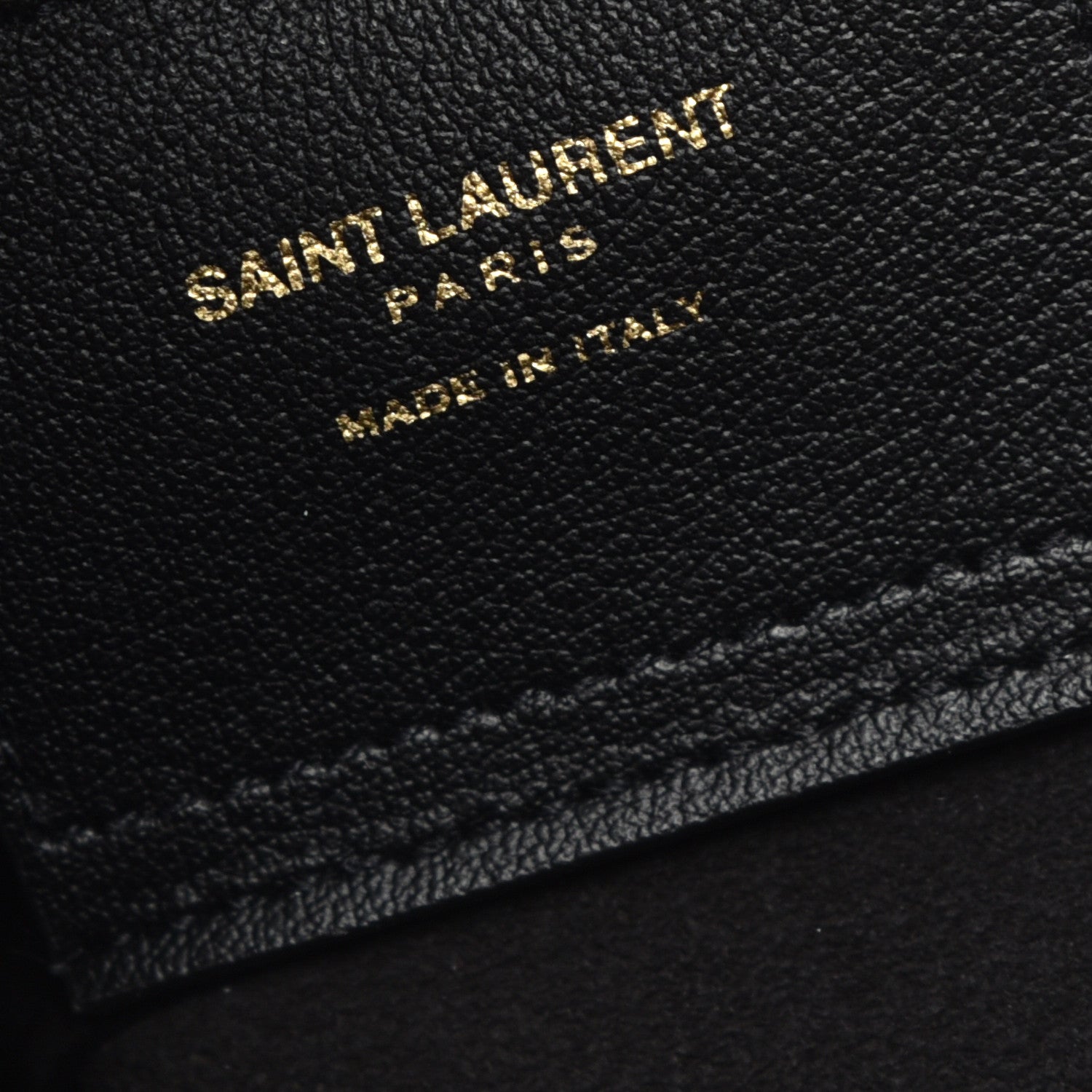 Saint Laurent Calfskin Large Shopping Tote Black 6 of 8