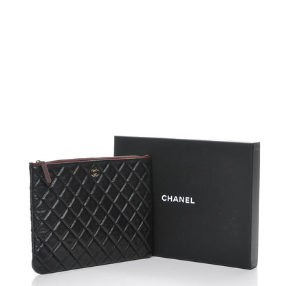 Chanel Caviar Quilted Medium Cosmetic Case Black 8 of 8