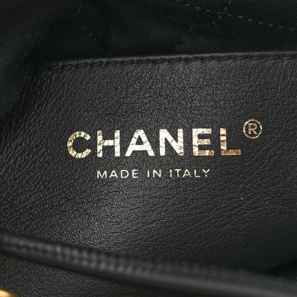 Chanel Shiny Calfskin Quilted Mini Chanel 22 Black 6 of 11