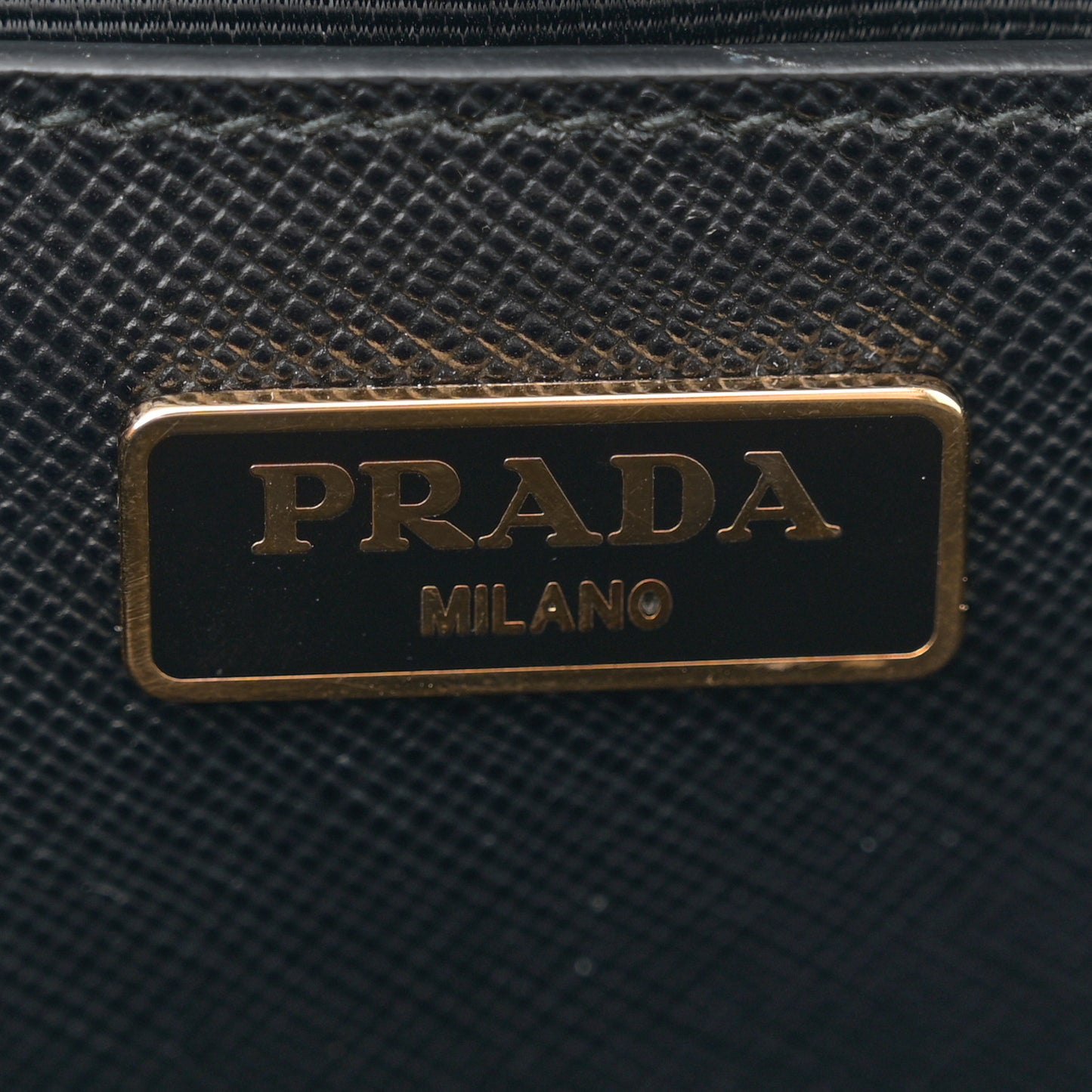 Saffiano Lux Mini Promenade Tote Black