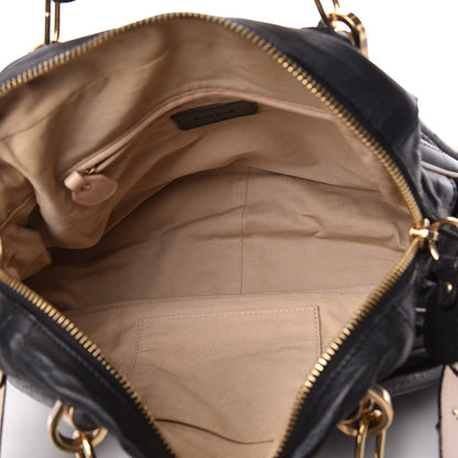 Chloe Calfskin Medium Military Paraty Black 5 of 25