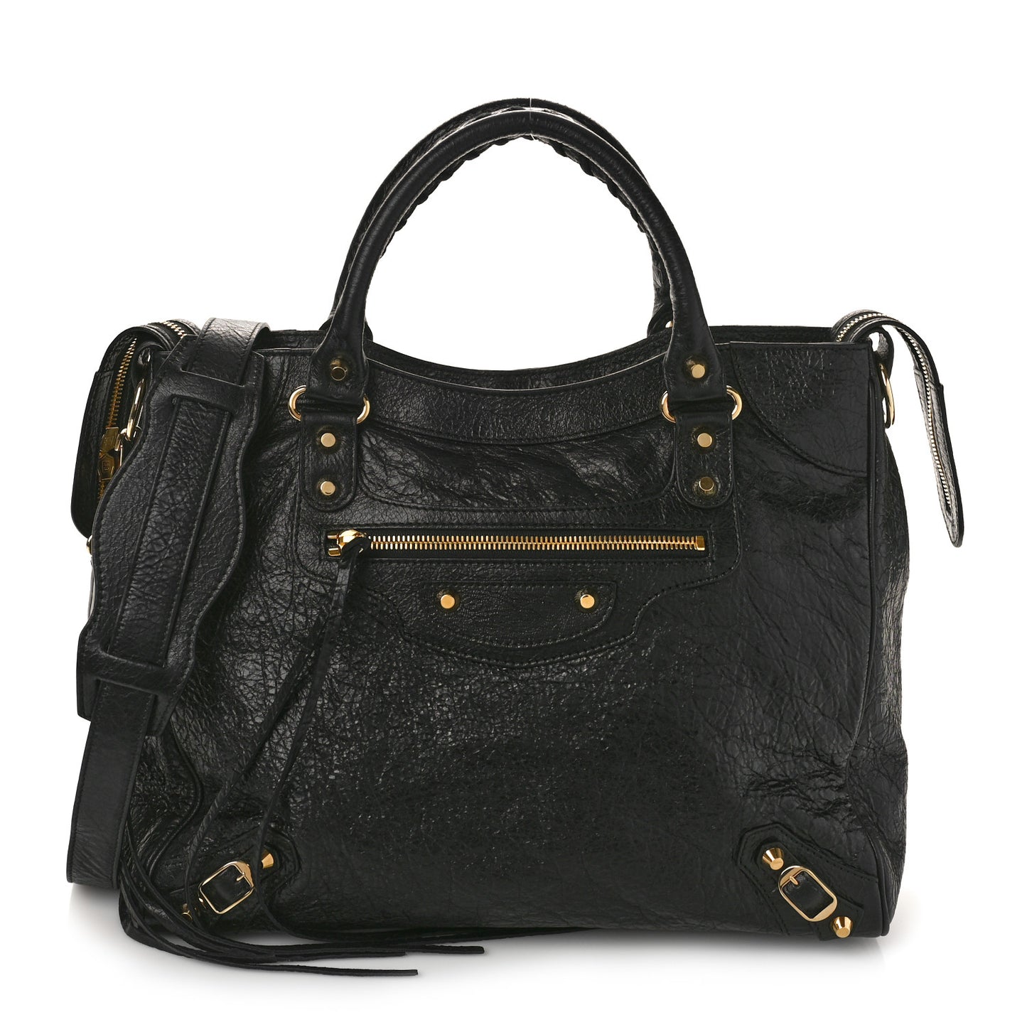 Agneau Classic Gold Hardware Velo Black