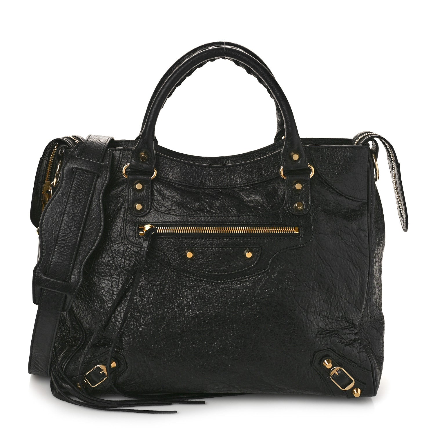 Balenciaga Agneau Classic Gold Hardware Velo Black 1 of 9