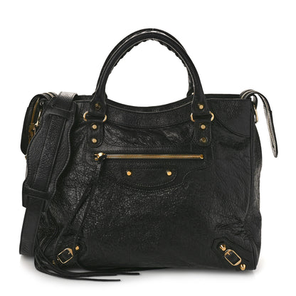 Balenciaga Agneau Classic Gold Hardware Velo Black 1 of 9