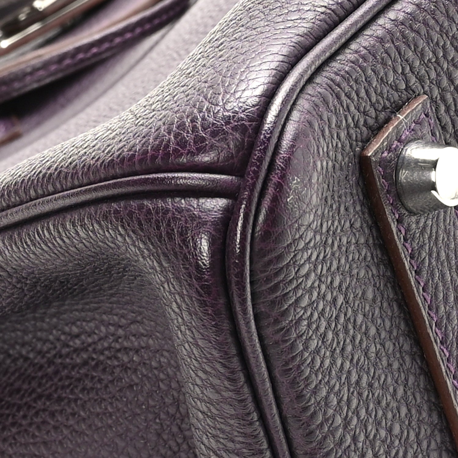 Hermes Togo Birkin 35 Raisin 8 of 11