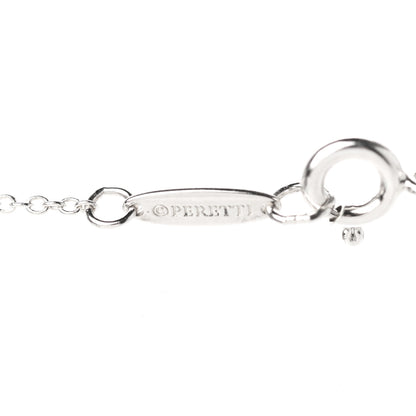 Tiffany Sterling Silver 16mm Elsa Peretti Open Heart Pendant Necklace 7 of 8