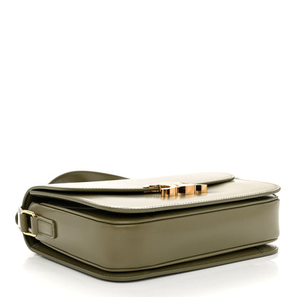 Celine Shiny Calfskin Medium Triomphe Soft Khaki 4 of 9