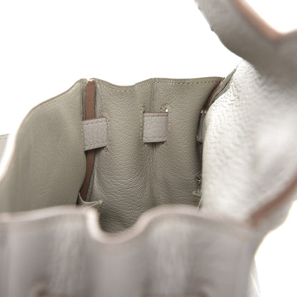 Hermes Taurillon Clemence Kelly Retourne 32 Gris Perle 20 of 33