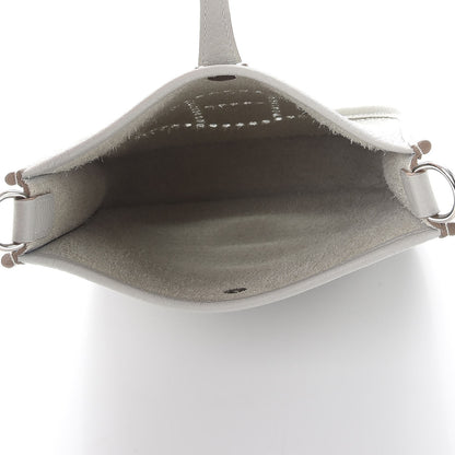 Hermes Taurillon Clemence Amazone Evelyne TPM Gris Perle Etoupe 5 of 8