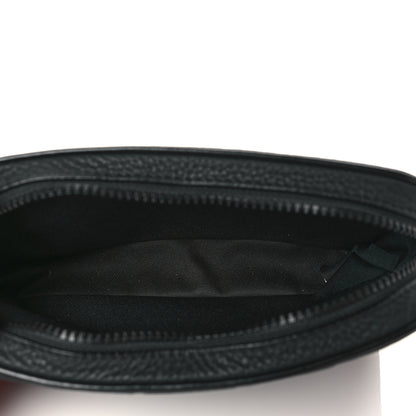 Louis Vuitton Taurillon Monogram Uniformes Solar Ray Soft Pochette Volga Belt Bag Black 5 of 9