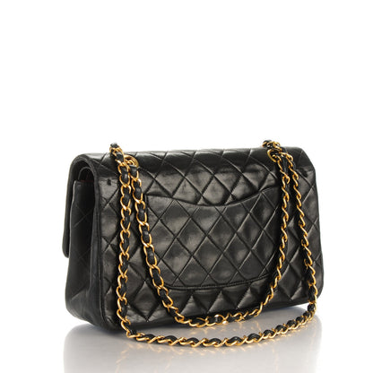 Chanel Lambskin Quilted Medium Double Flap Black 3 of 13