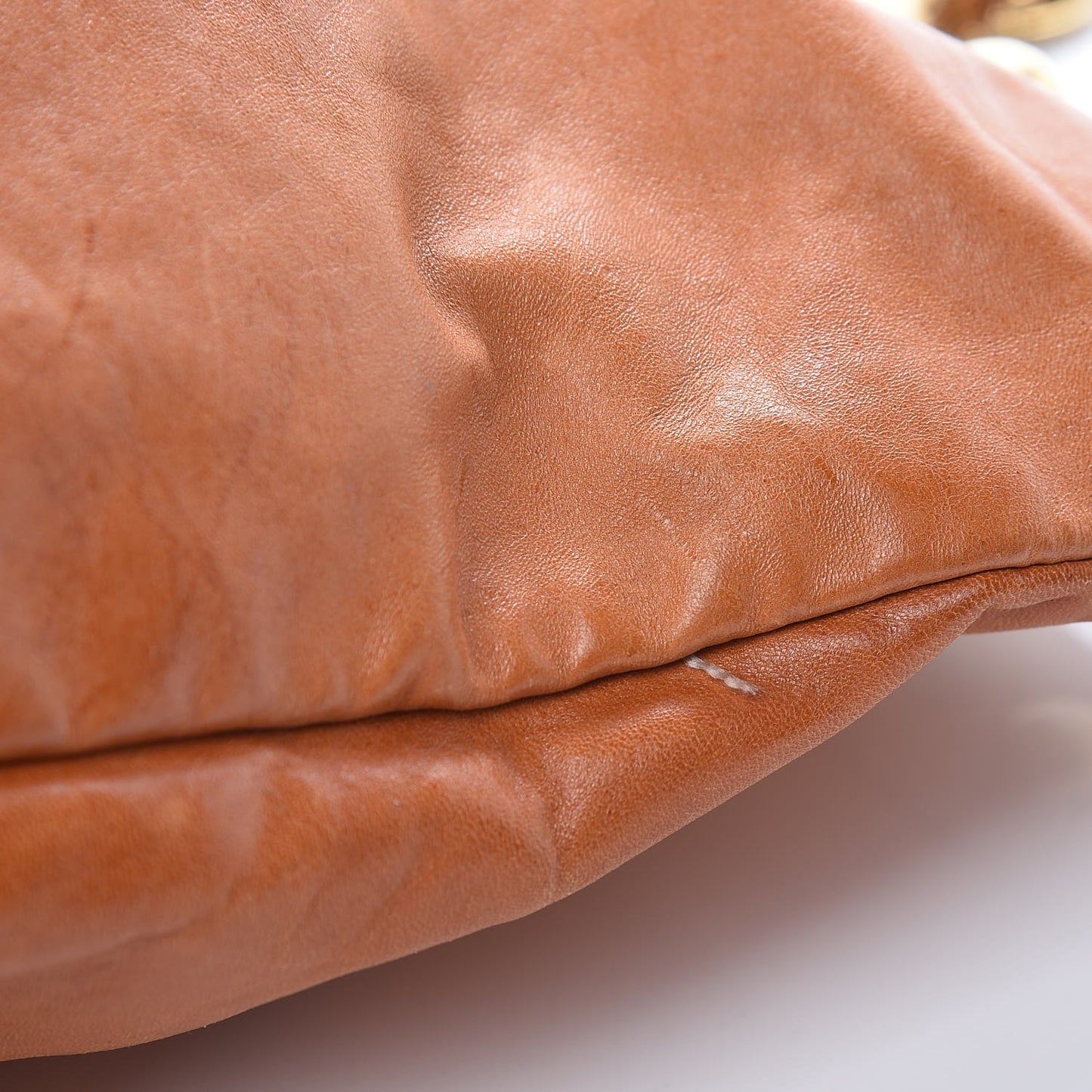 Calfskin Tattoo Heart Babouska Shopping Tote Brown
