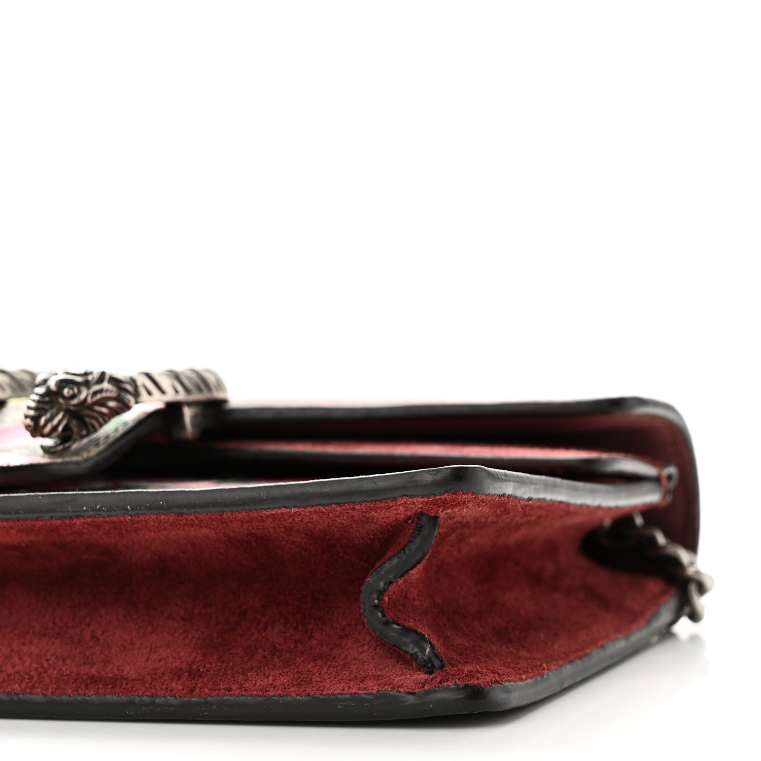 Gucci GG Supreme Monogram Blooms Super Mini Dionysus Shoulder Bag Beige Multicolor Dry Rose 9 of 9