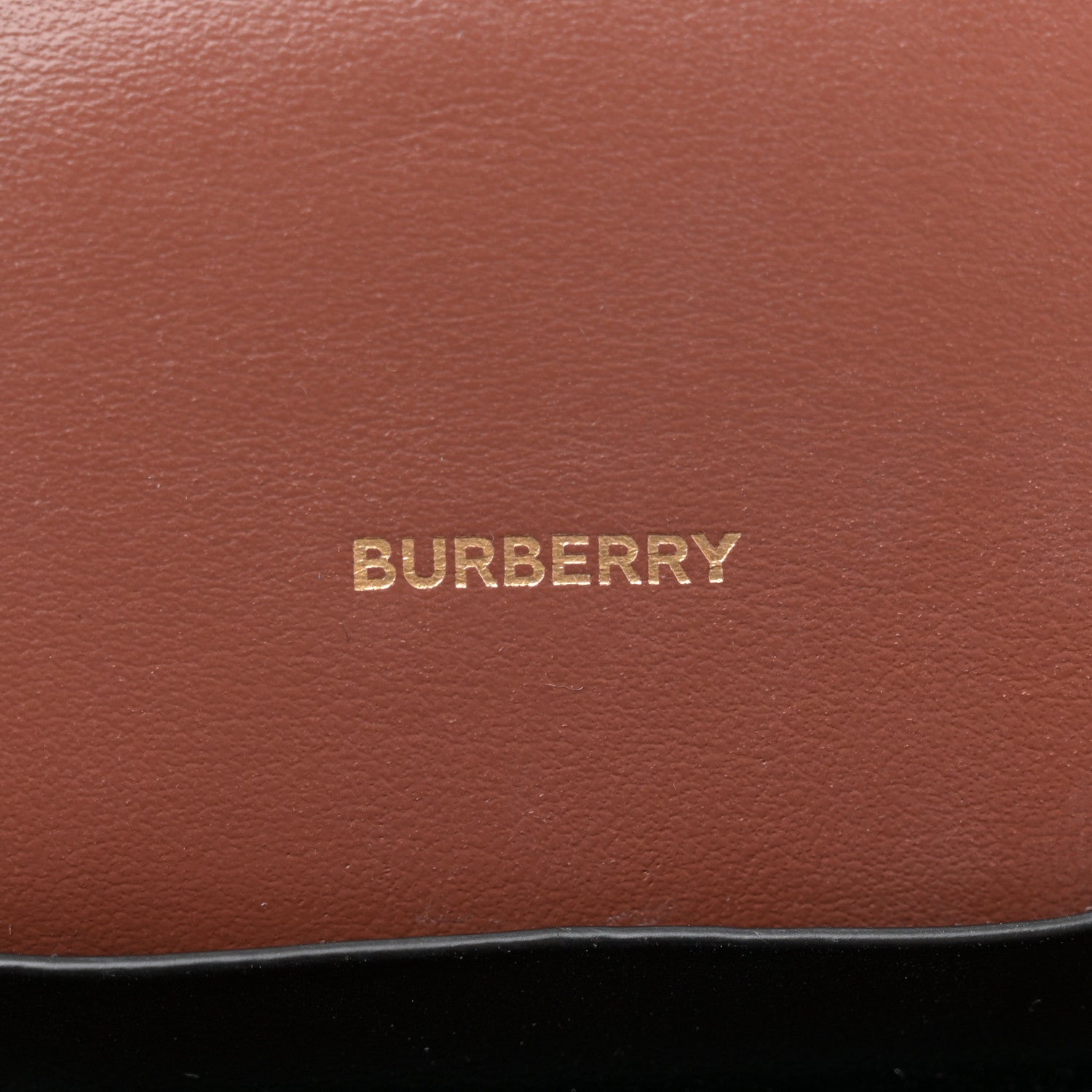 Burberry E-Canvas Monogram Stripe Robin Bag Bridle Brown 6 of 12
