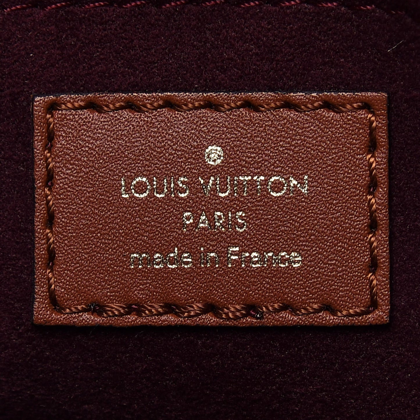 Jacquard Since 1854 Petit Sac Plat Bordeaux