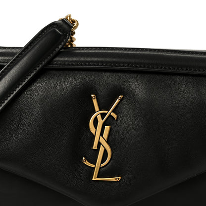Saint Laurent Plunged Lambskin Calypso Black 9 of 11