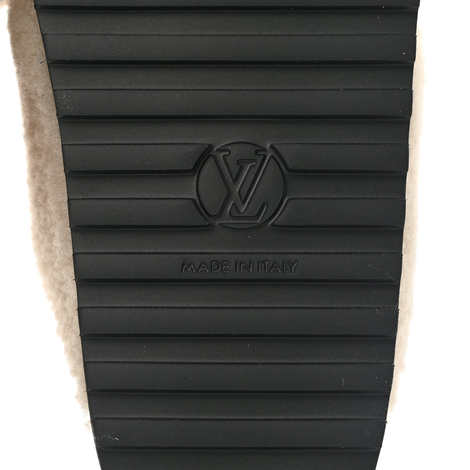 Louis Vuitton Shearling Paseo Flat Comfort Mule 37.5 Brown 6 of 9