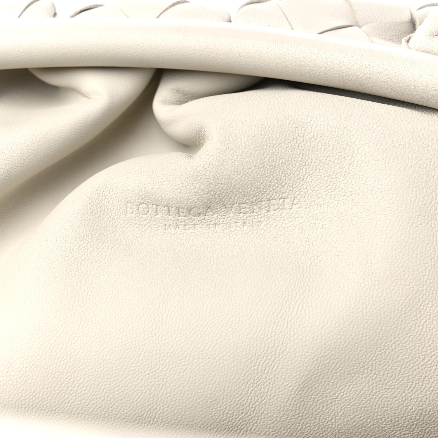 Bottega Veneta Nappa Maxi Intrecciato The Pouch Oversized Clutch Plaster 6 of 9