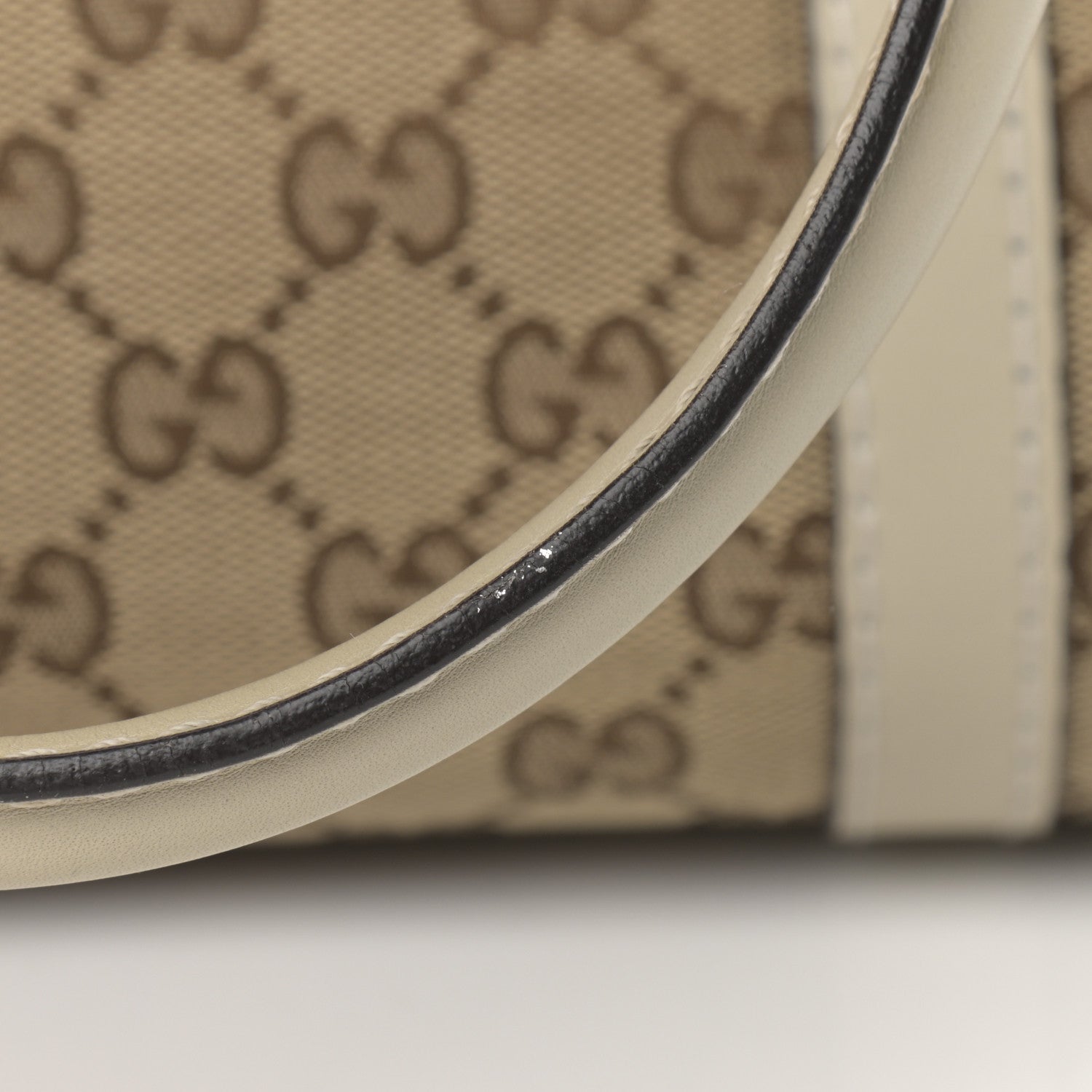 Gucci Monogram Small Lovely Heart Tote White 13 of 17