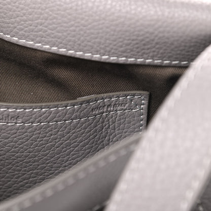 Chloe Calfskin Medium Marcie Round Crossbody Bag Cashmere Grey 7 of 12