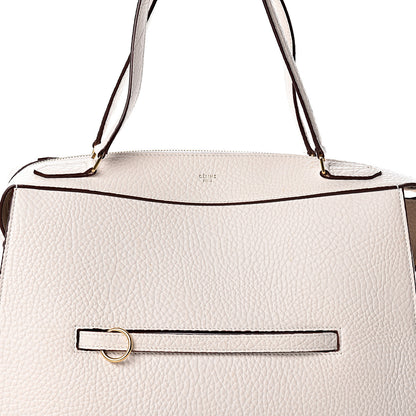 Celine Bullhide Calfskin Medium Ring Bag White 7 of 9