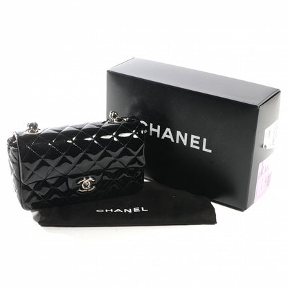 Chanel Patent Quilted Mini Flap Black 5 of 8