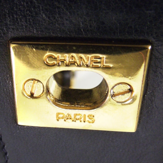 Chanel Lambskin Quilted Small Flap Navy 13 of 14