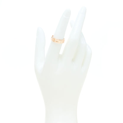 Hermes 18K Rose Gold Diamond PM Kelly Ring 52 6 2 of 4