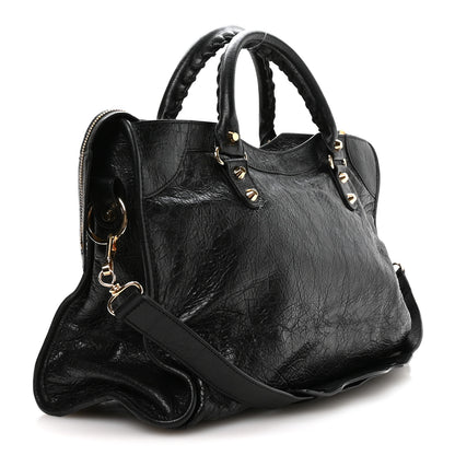 Balenciaga Agneau Classic Gold Hardware City Black 4 of 11