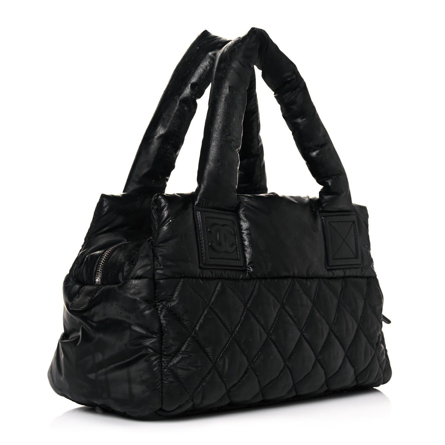 Chanel Nylon Coco Cocoon Zipped Tote Black 2 of 15