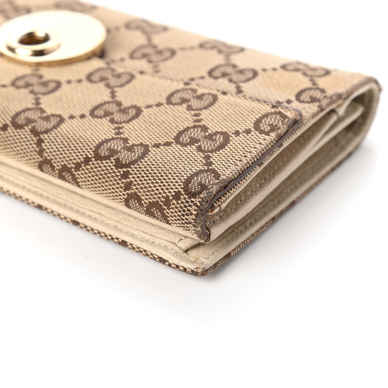 Gucci Monogram Eclipse Continental Wallet Off White 13 of 14