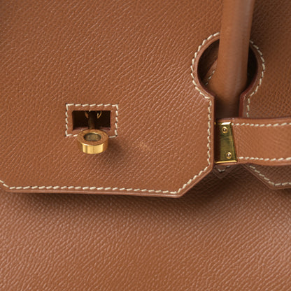 Hermes Courchevel Birkin 35 Gold 17 of 17