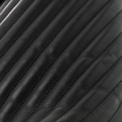 Chanel Calfskin Chevron Quilted Large Urban Spirit Backpack Black 11 of 14