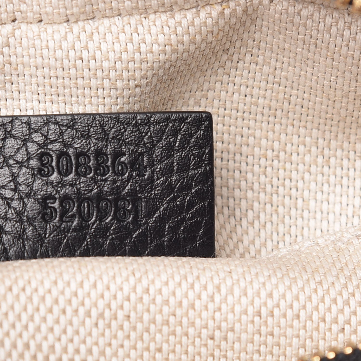 Gucci Pebbled Calfskin Small Soho Disco Bag Black 7 of 7