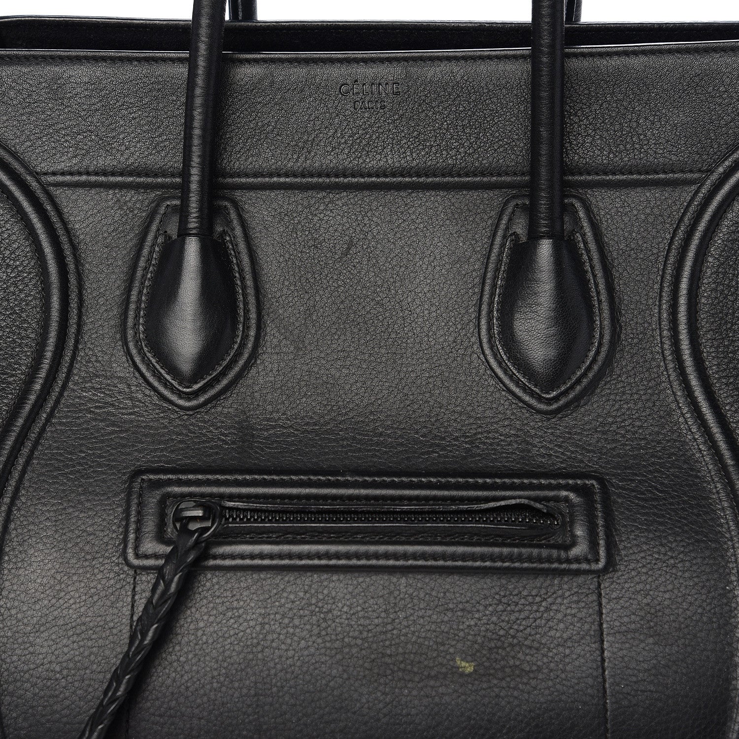 Celine Supple Calfskin Medium Phantom Luggage Black 11 of 11