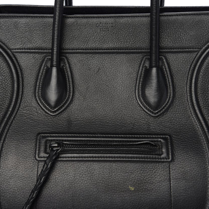 Celine Supple Calfskin Medium Phantom Luggage Black 11 of 11