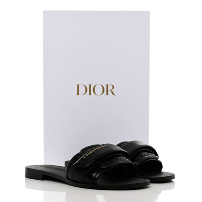 Christian Dior Calfskin Cannage Dio(r)evolution Slide Sandals 36 Black 10 of 10