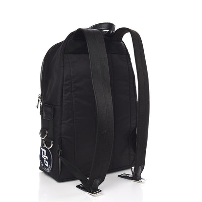 Dolce & Gabbana Nylon Logo Patches Backpack Black 3 of 9