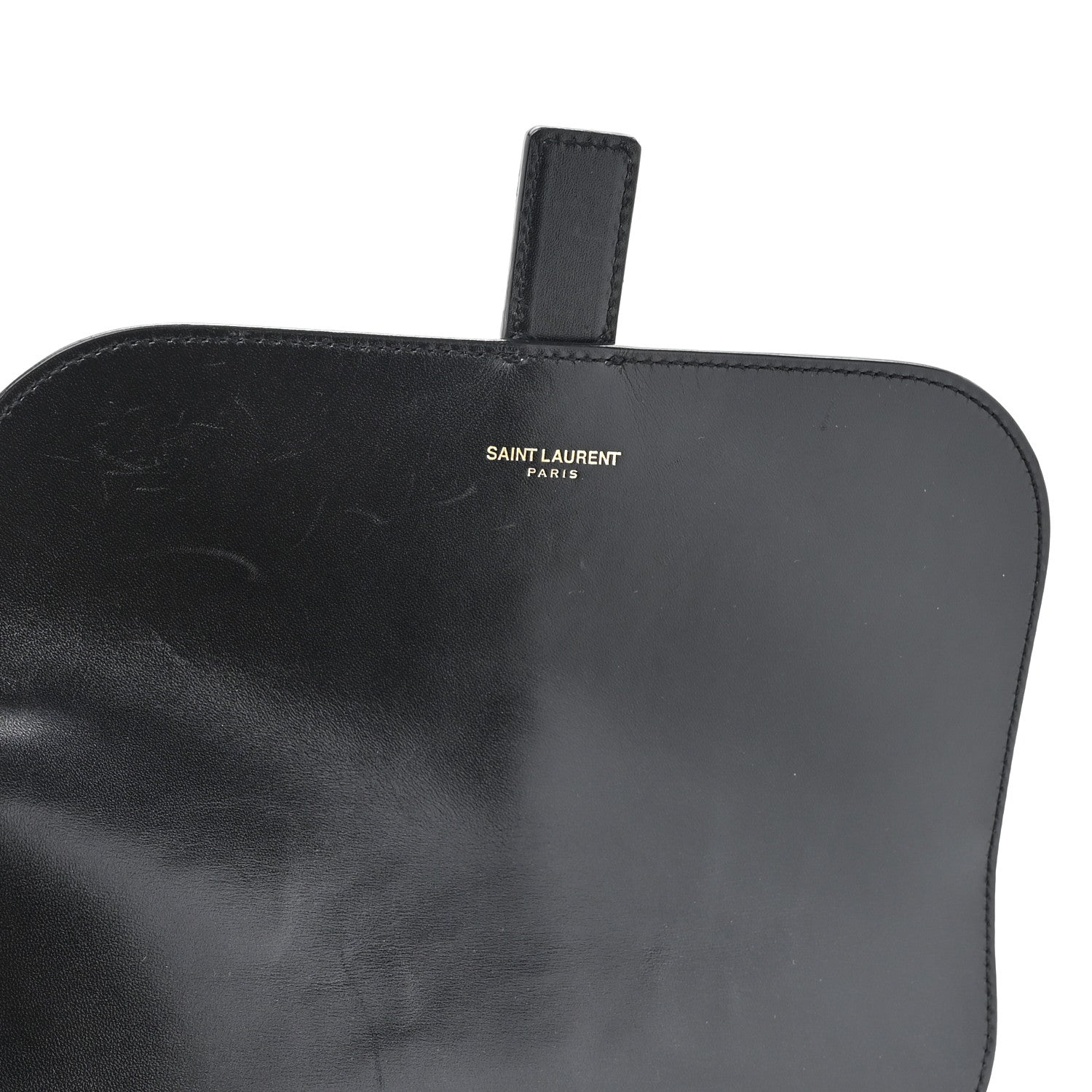 Saint Laurent Suede All-Over Monogram Small Le Monogramme Satchel Black 13 of 19