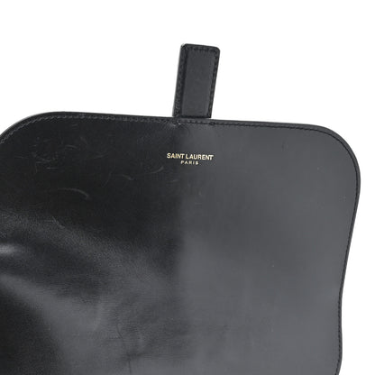 Saint Laurent Suede All-Over Monogram Small Le Monogramme Satchel Black 13 of 19