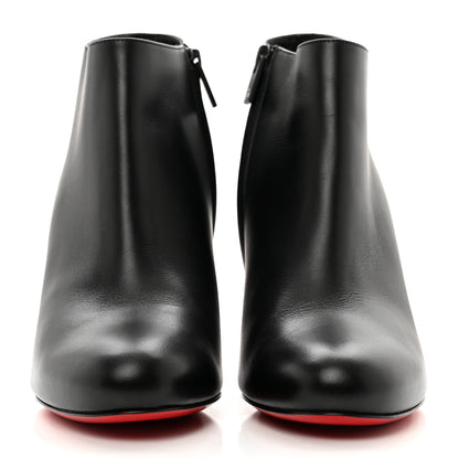 Christian Louboutin Calfskin Belle 85 Ankle Boots 39.5 Black 2 of 8