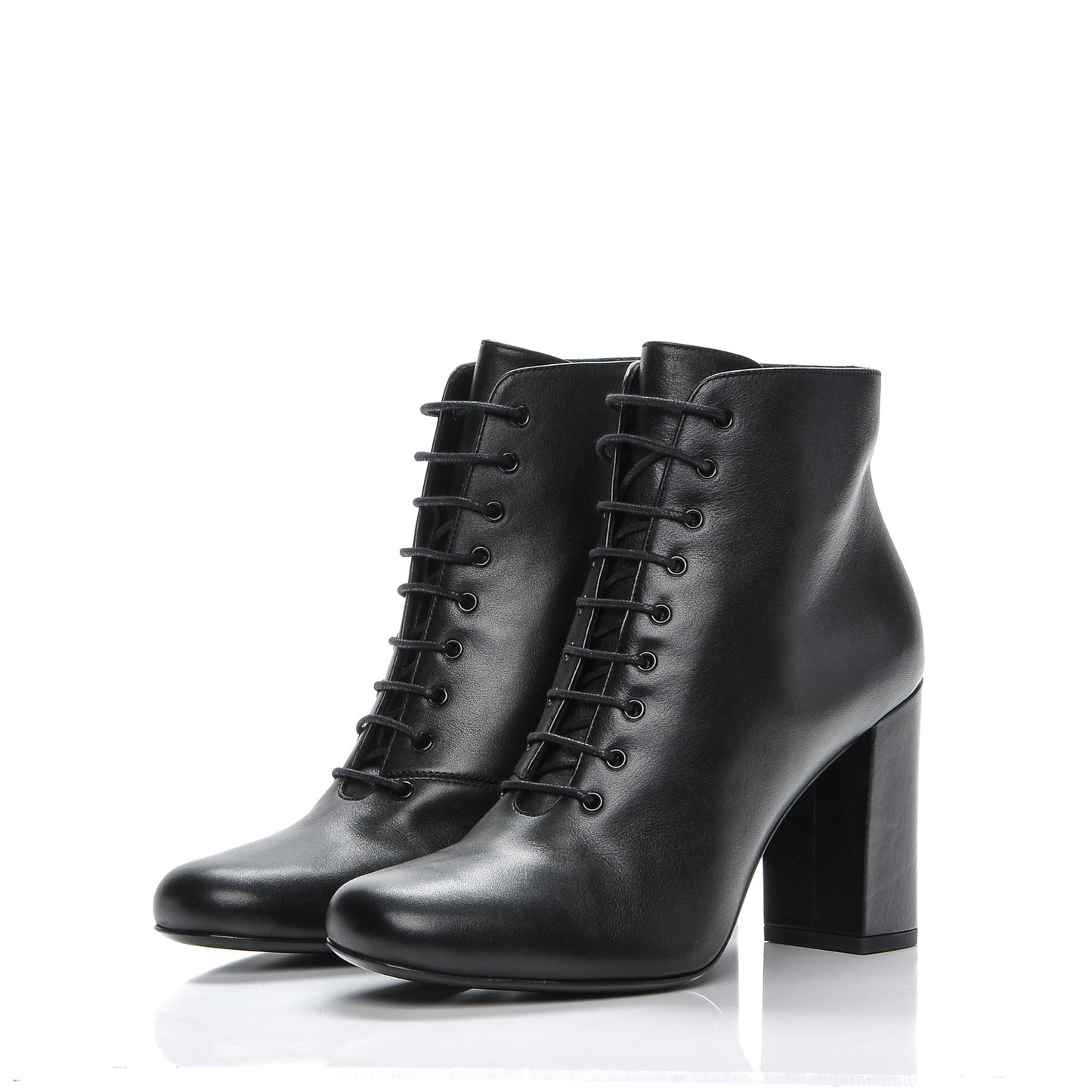 Smooth Calfskin Babies 90 Ankle Boots 39 Black