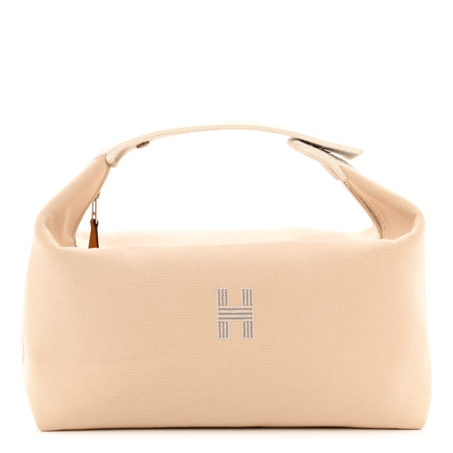 Hermes Canvas Large Bride-A-Brac Pouch Natural 1 of 6