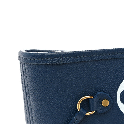 Louis Vuitton Empreinte Monogram Giant Neverfull MM Degrade Bleu 11 of 14