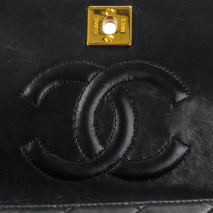 Chanel Lambskin Quilted Mini Flap Black 13 of 14
