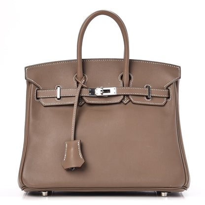 Hermes Swift Birkin 25 Etoupe 1 of 29