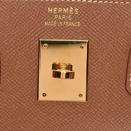 Hermes Courchevel HAC Birkin 32 Gold 19 of 31