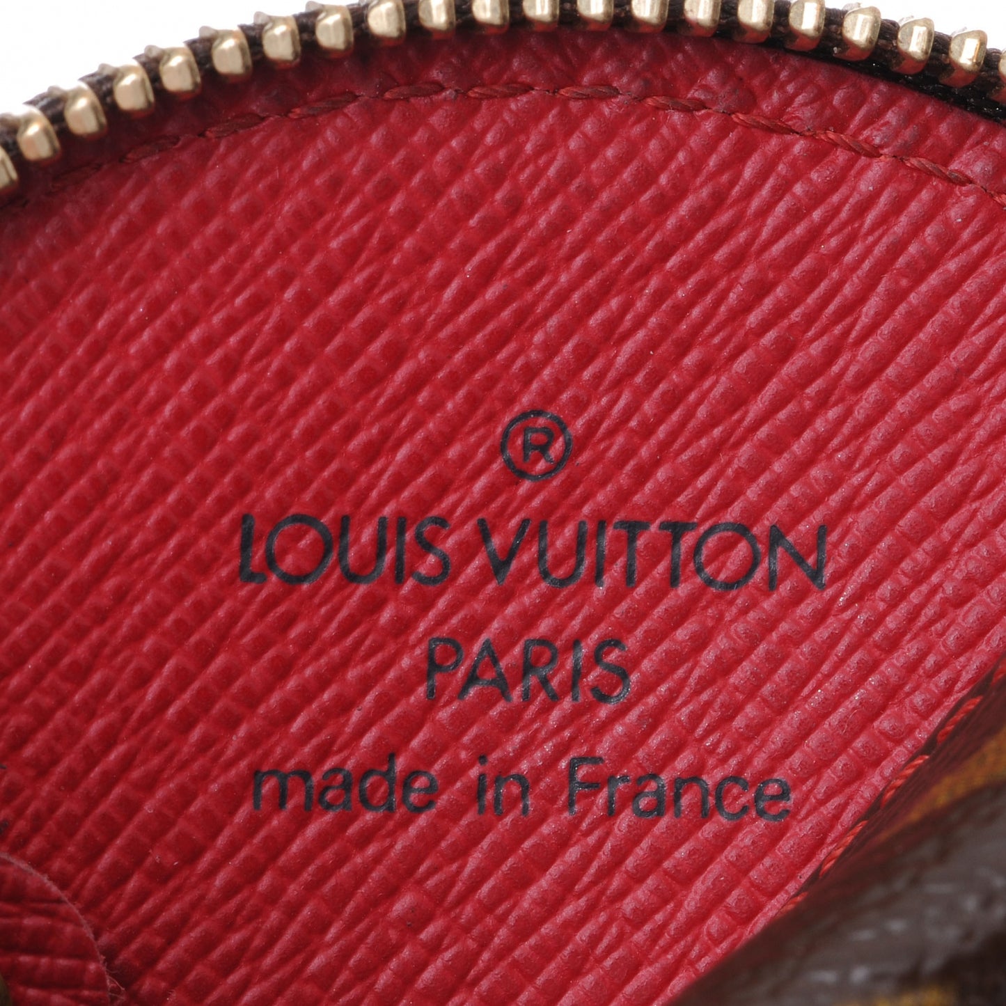 Monogram Cerises Round Coin Purse