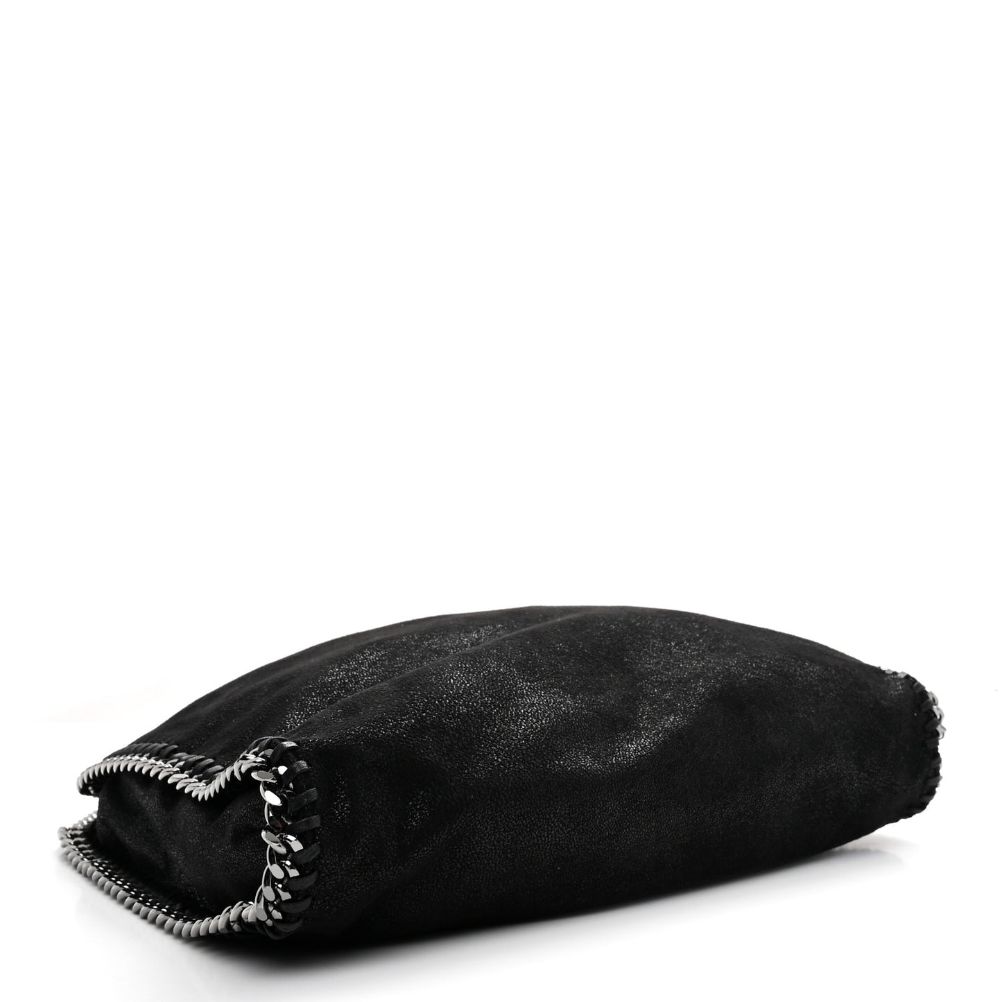 Shaggy Deer Falabella Fold Over Tote Black